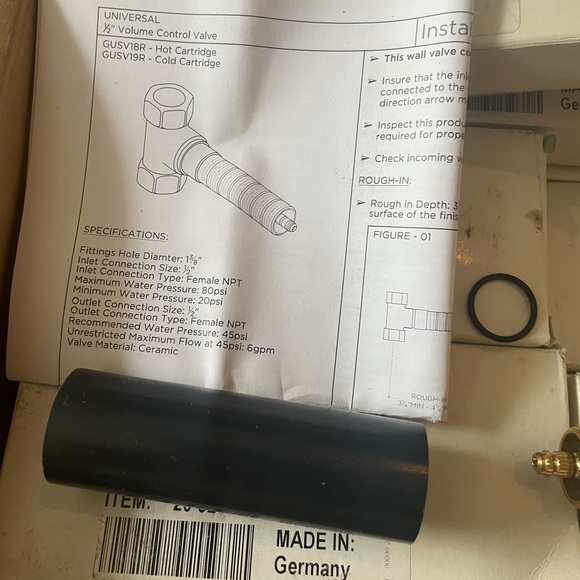 COPY - Waterworks Universal 1/2 Inch Clockwise On Volume Control Valve - Picture 4 of 9